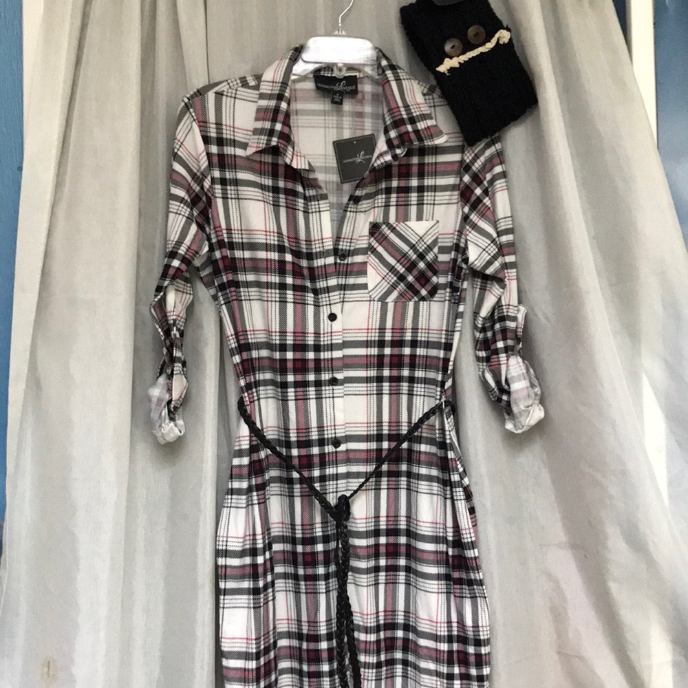 Lexington Avenue plaid dress